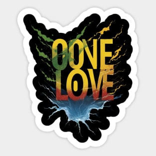 One Love Sticker